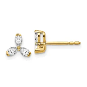 14k Diamond Earrings