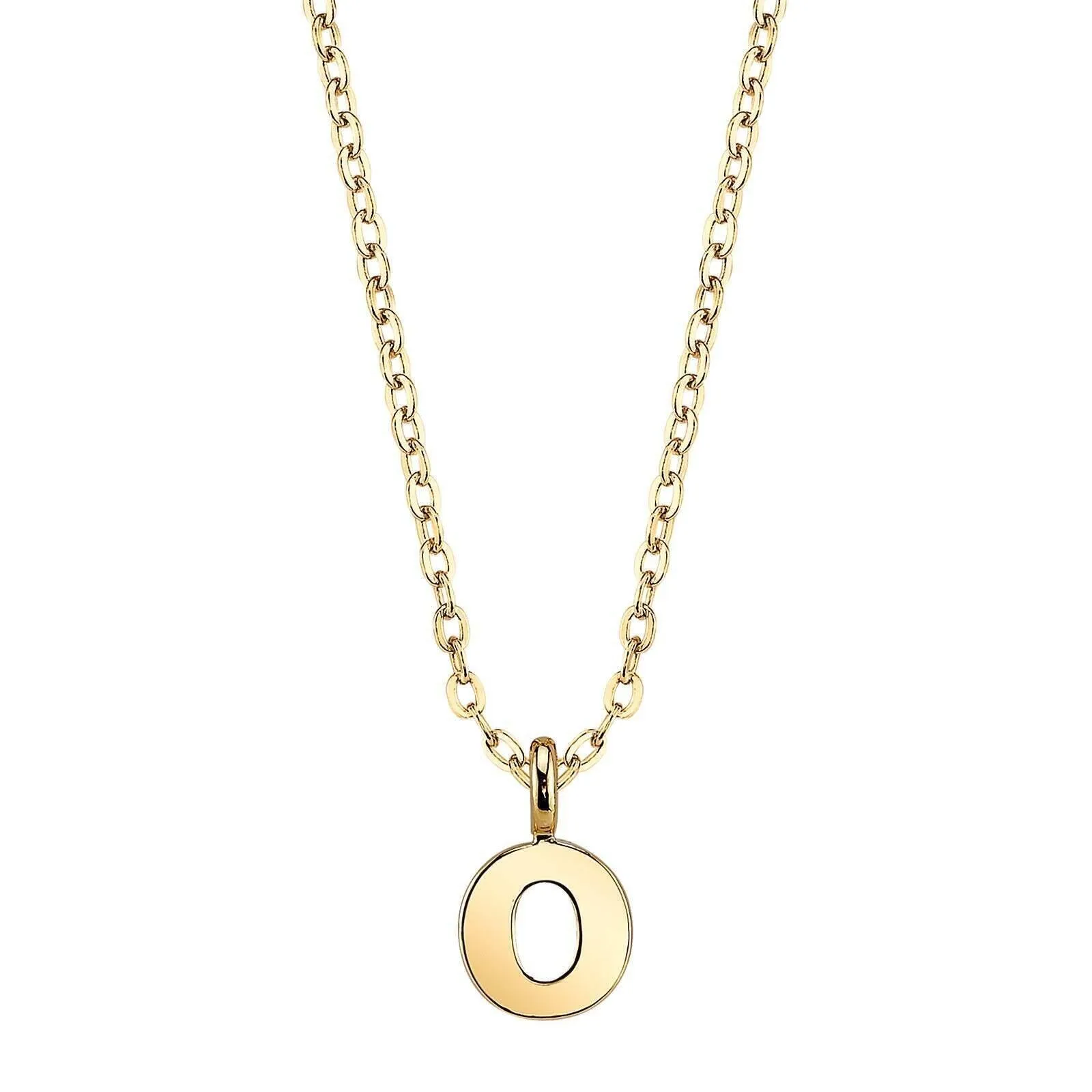 1928 Jewelry Initial Letter Pendant Necklace 20"
