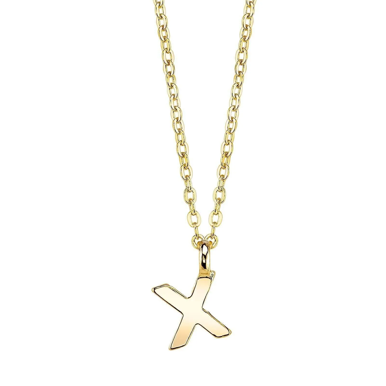 1928 Jewelry Initial Letter Pendant Necklace 20"