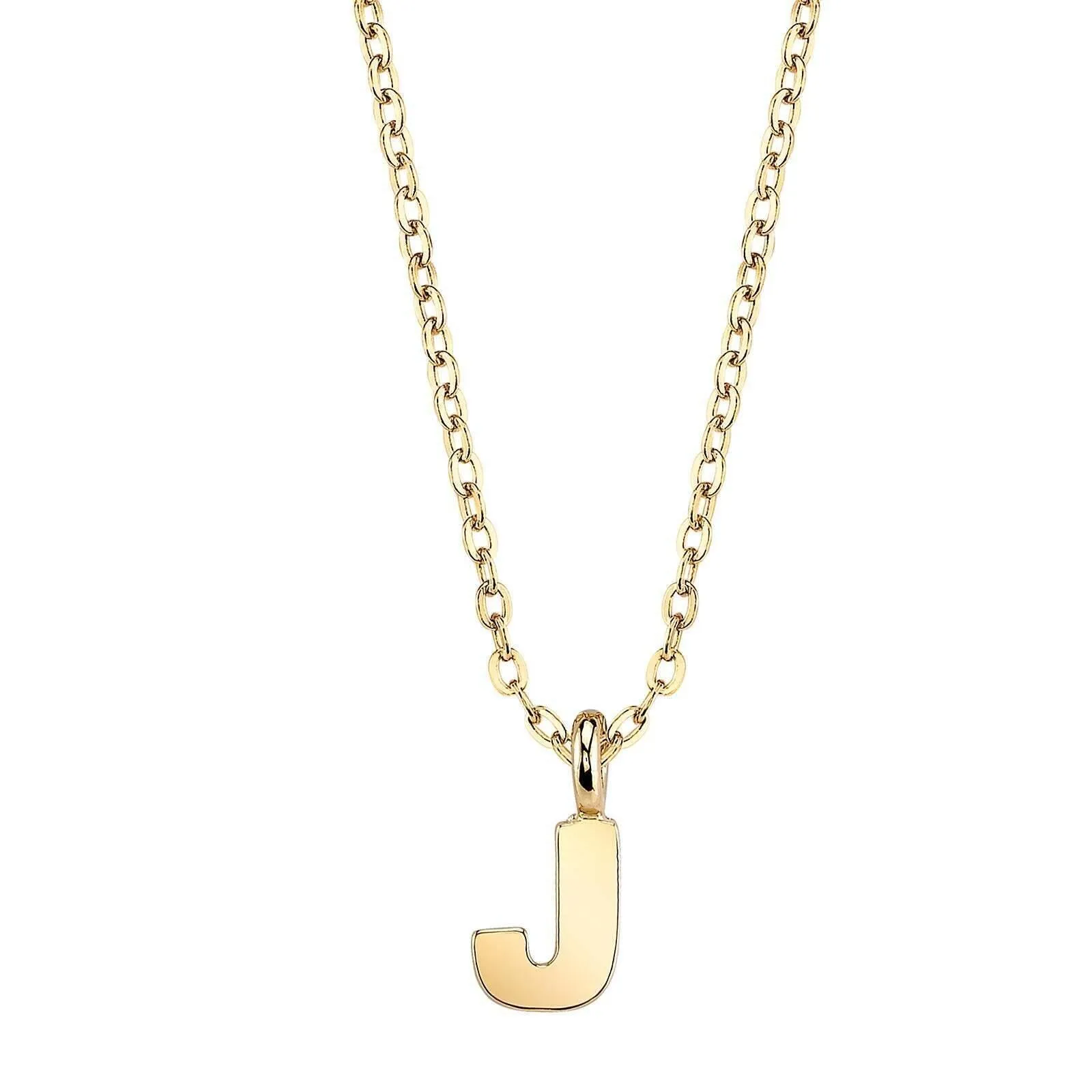 1928 Jewelry Initial Letter Pendant Necklace 20"