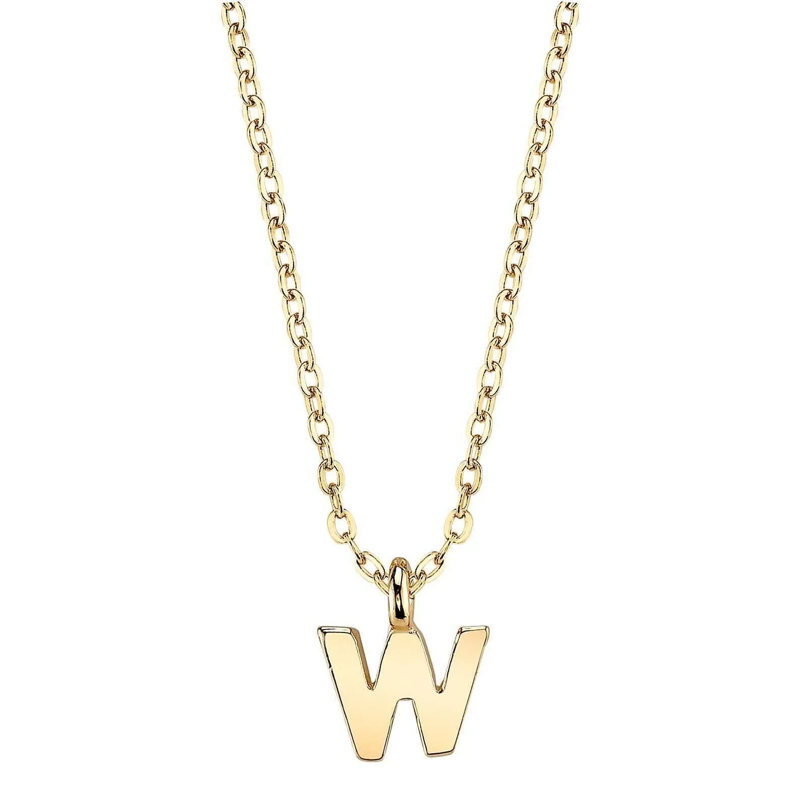 1928 Jewelry Initial Letter Pendant Necklace 20"