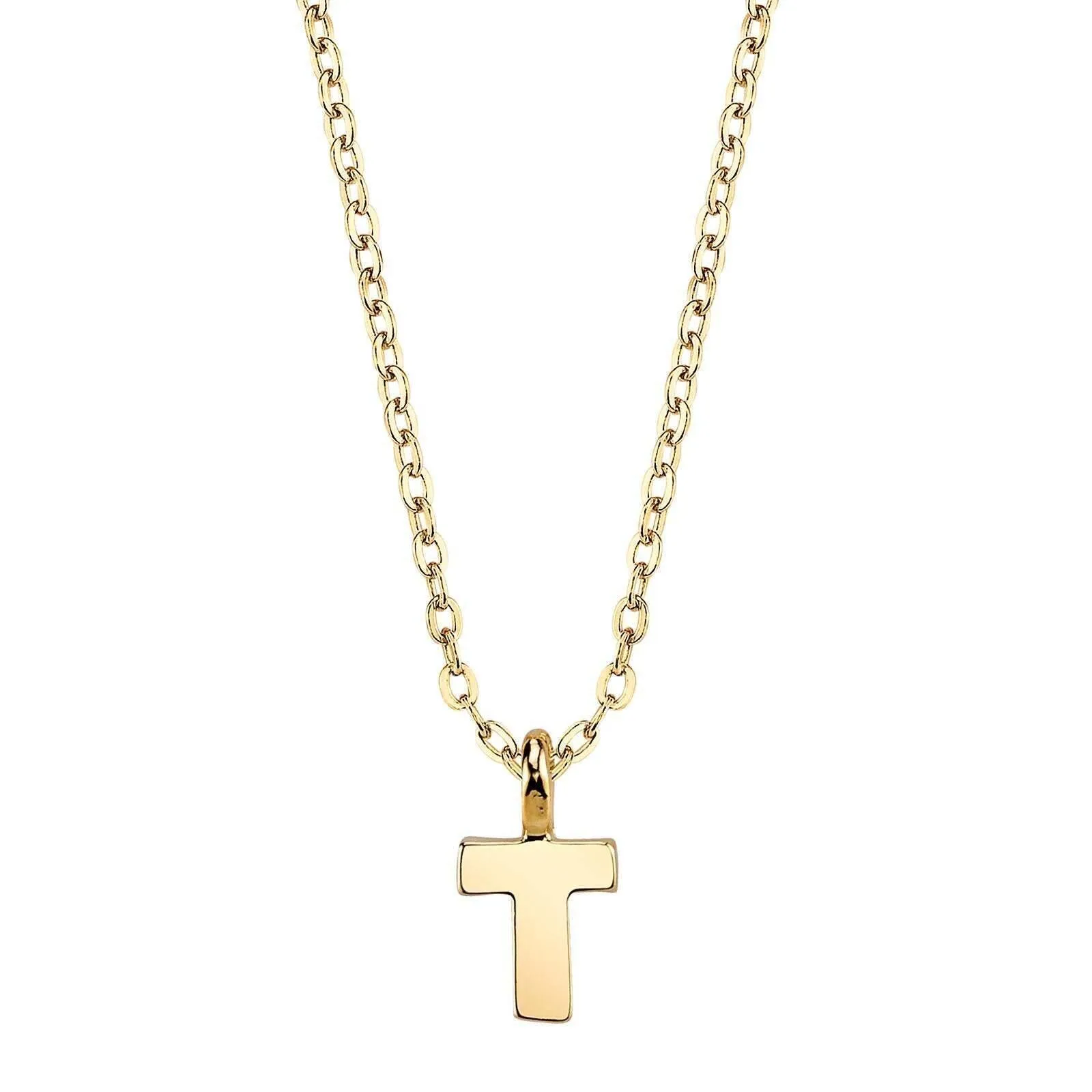 1928 Jewelry Initial Letter Pendant Necklace 20"