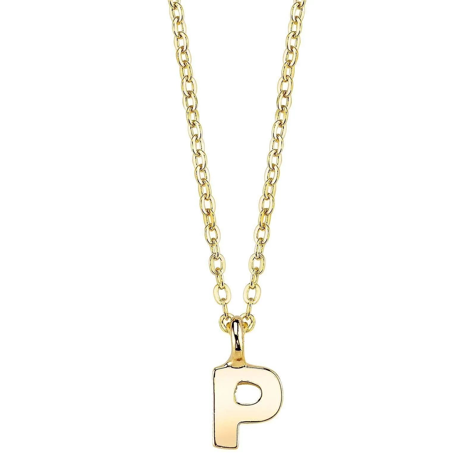 1928 Jewelry Initial Letter Pendant Necklace 20"