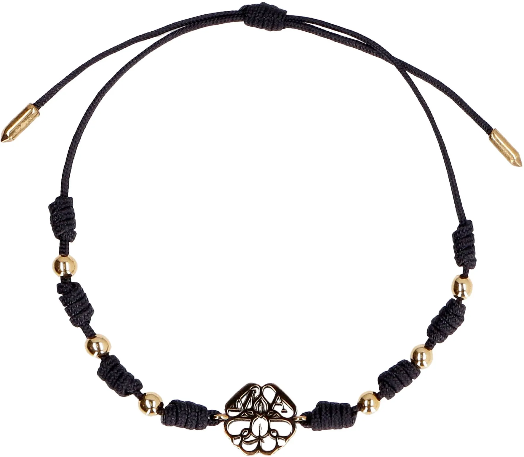 Alexander McQueen Charm Cord Bracelet