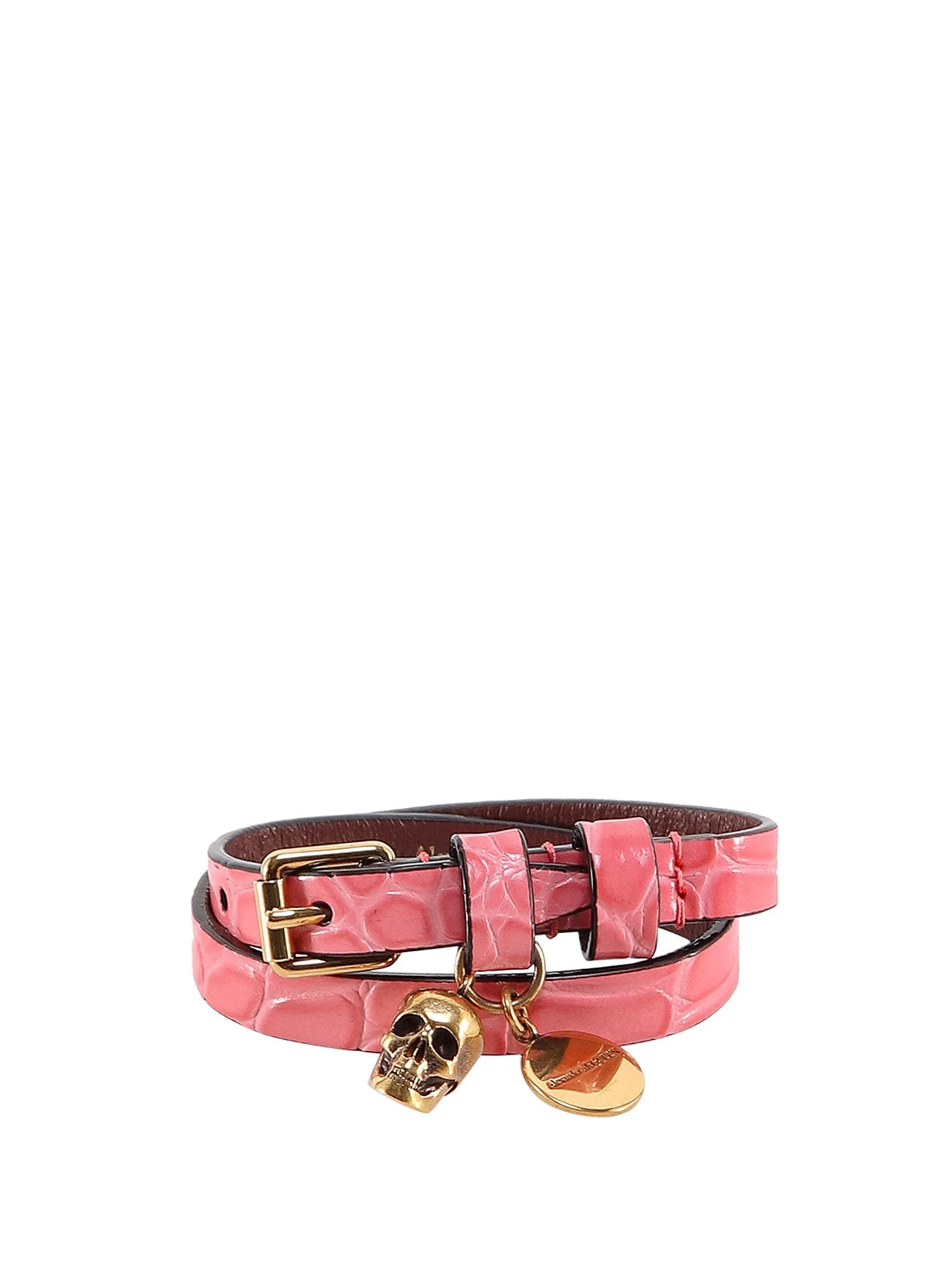 Alexander McQueen Skull Charm Wrap Bracelet