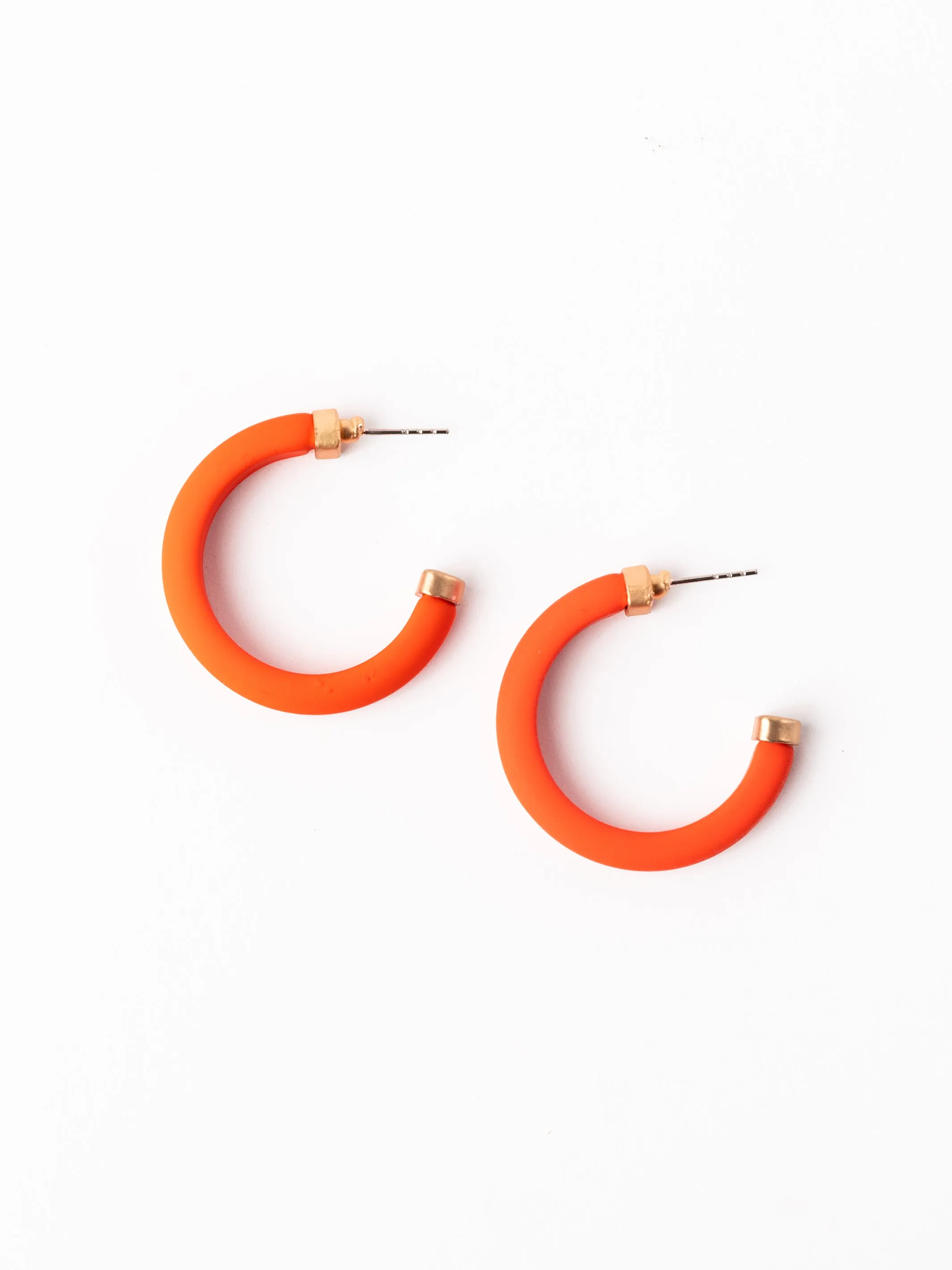 Amanda Earrings | Blue   Orange