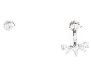 APM Monaco Embellished Asymmetric Earrings