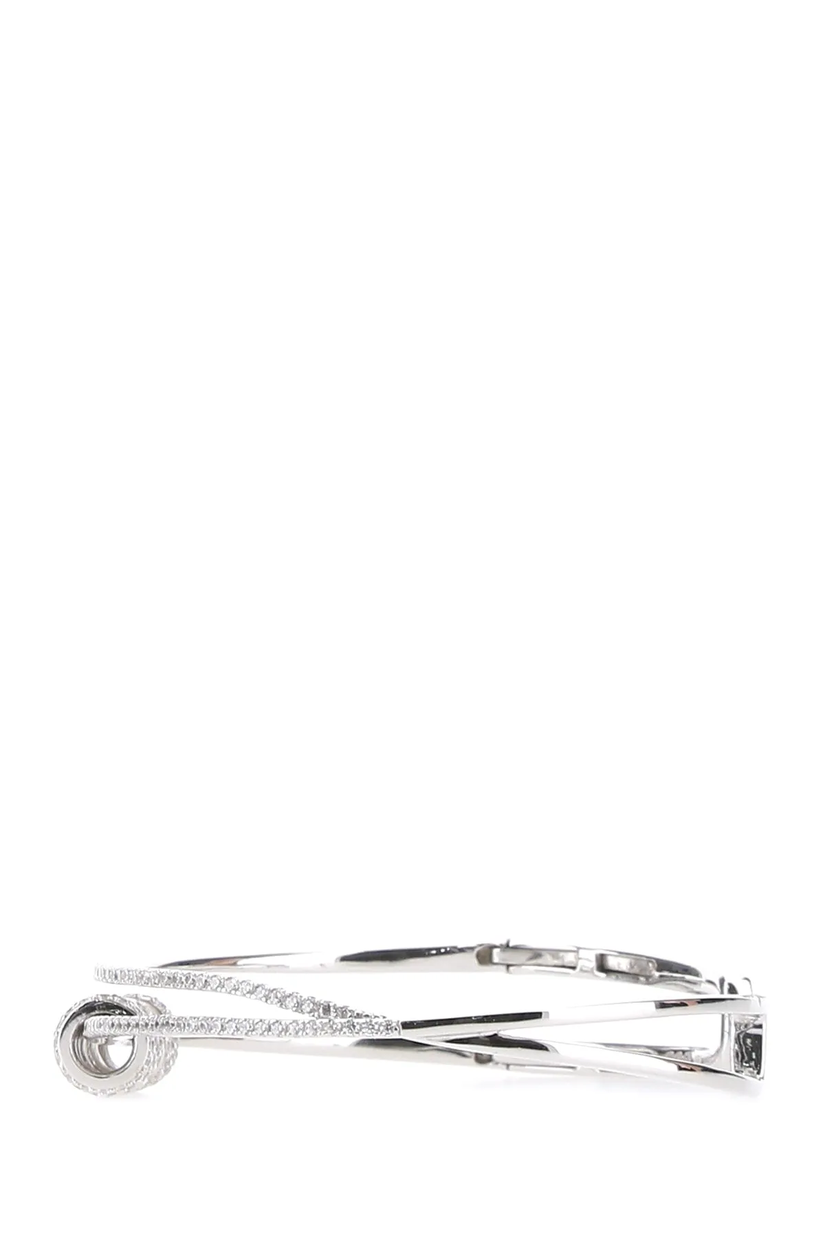 APM Monaco Sliding Ring Embellished Double Cuff