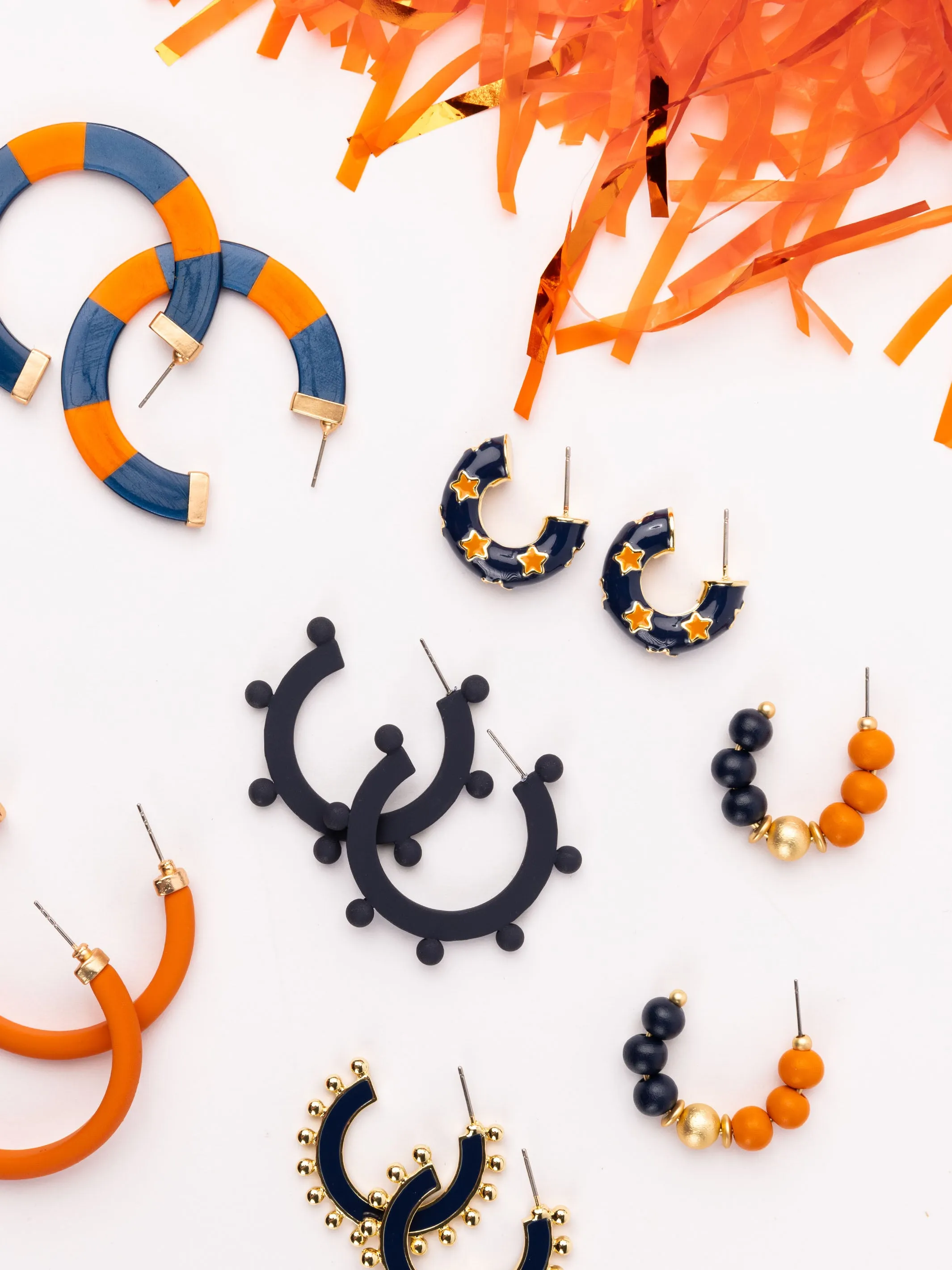 Astrid Earrings | Navy
