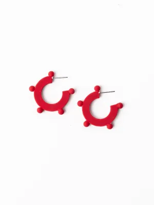 Astrid Earrings | Red