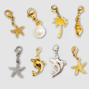 Beachy Vibes Charm Bar Charms  - WATERPROOF