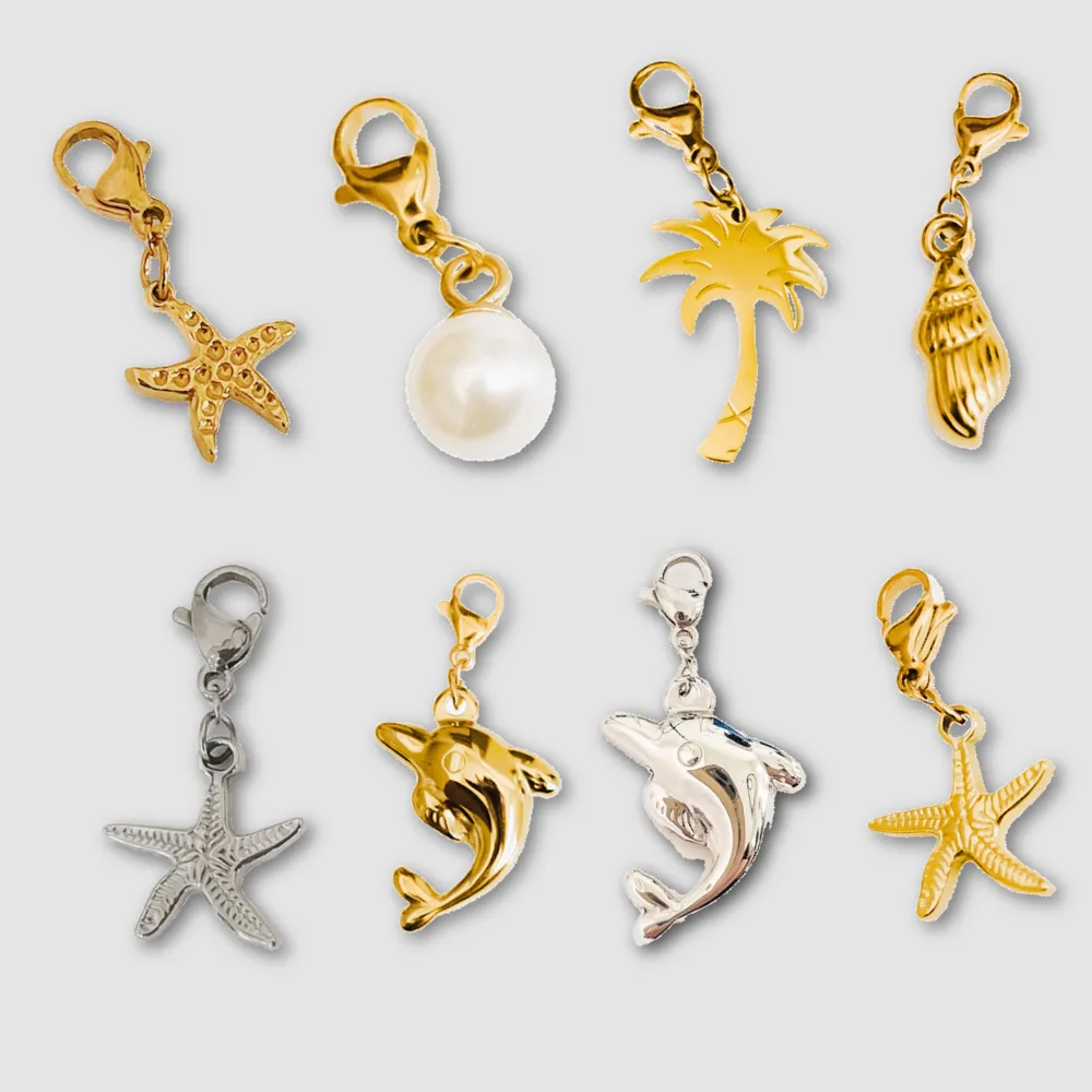 Beachy Vibes Charm Bar Charms  - WATERPROOF