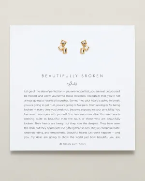 Beautifully Broken Stud Earrings
