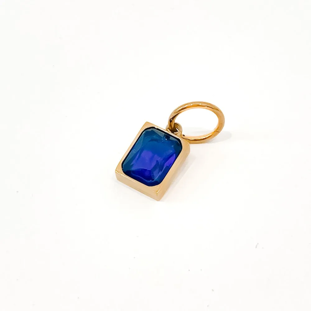 Birthstone Charm Bar Chanelle Charms  - WATERPROOF