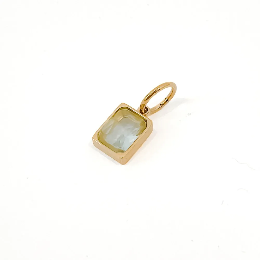 Birthstone Charm Bar Chanelle Charms  - WATERPROOF
