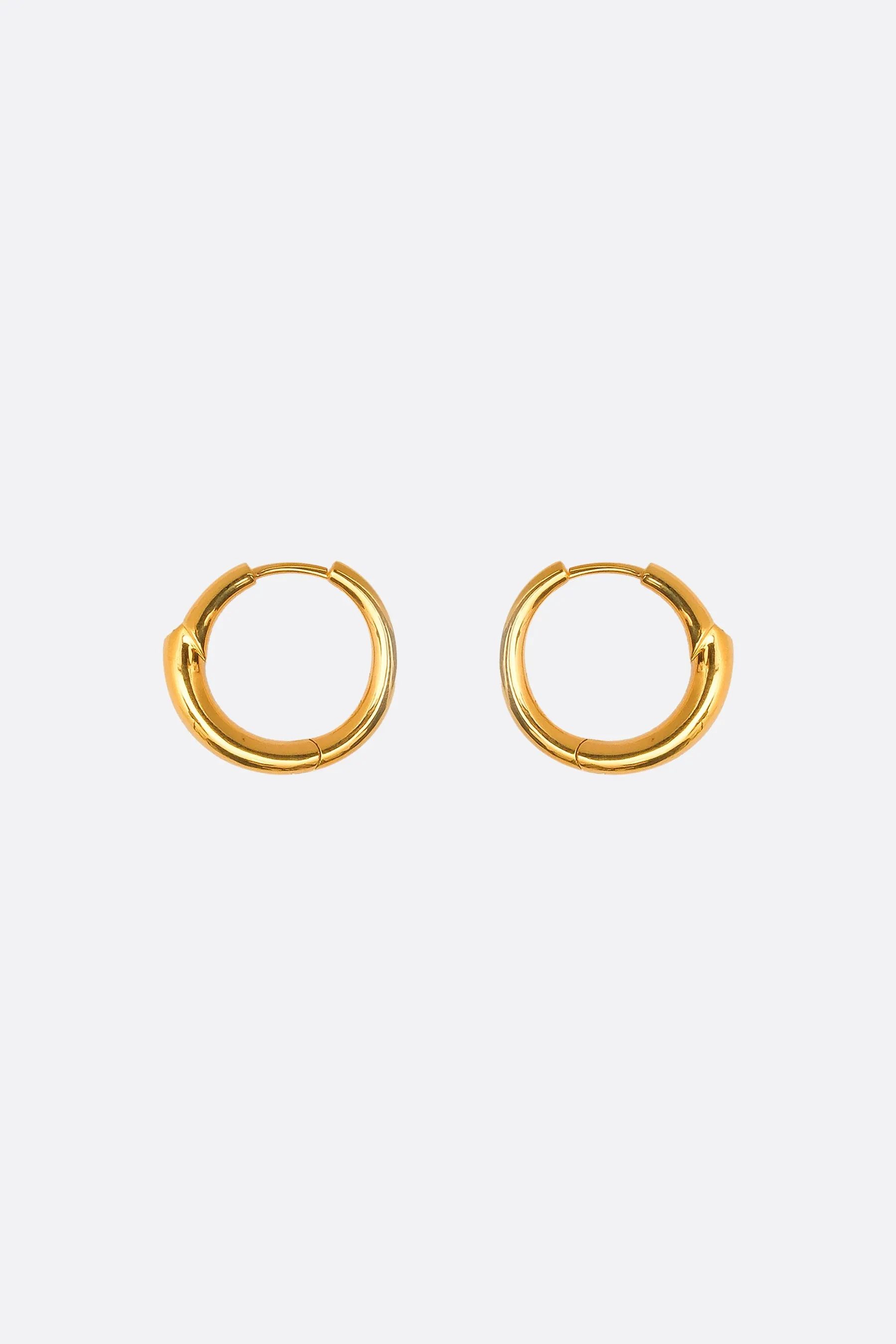 Biseau hoop earrings
