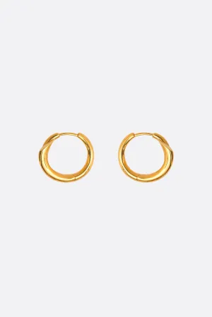 Biseau hoop earrings