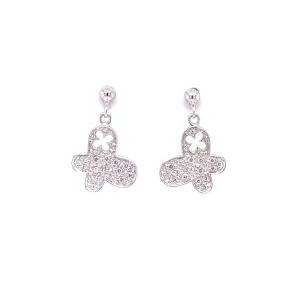 Butterfly Earrings with a Cover Cutout