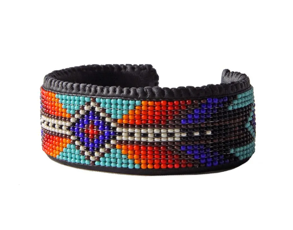 Cheyenne Warrior Shield Cuff Sunrise