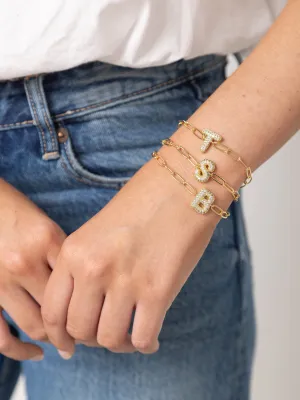 Chloe Luxe Initial Bracelet