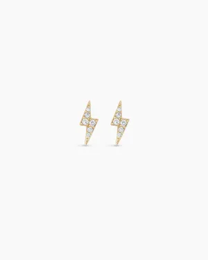 Diamond Lightning Studs