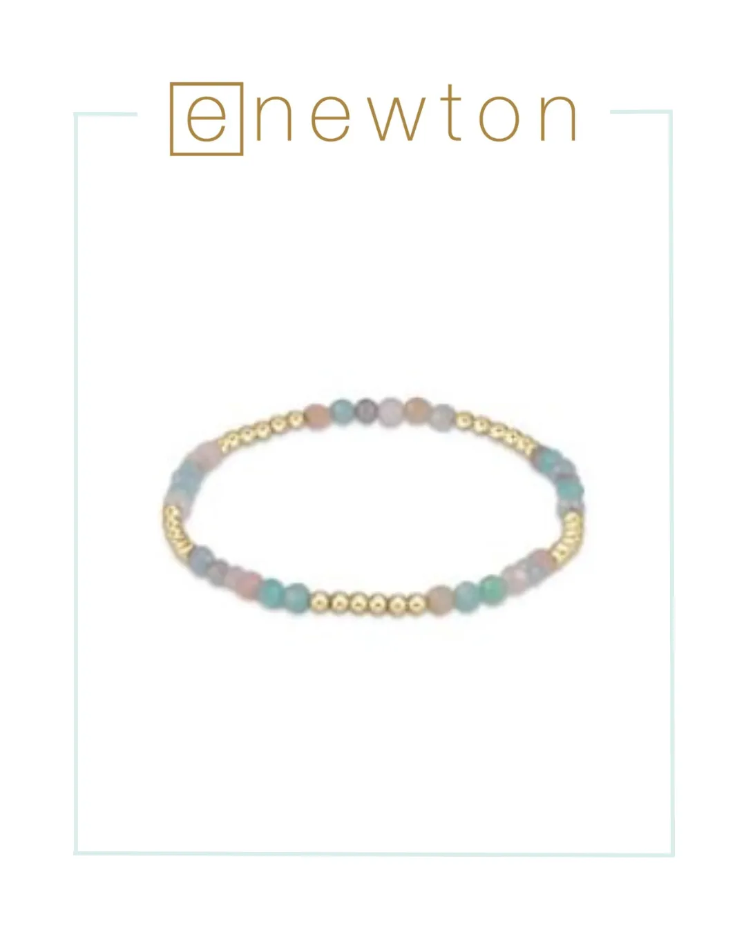 E Newton Blissful Pattern 2.5mm Bead Bracelet - Hot Mess