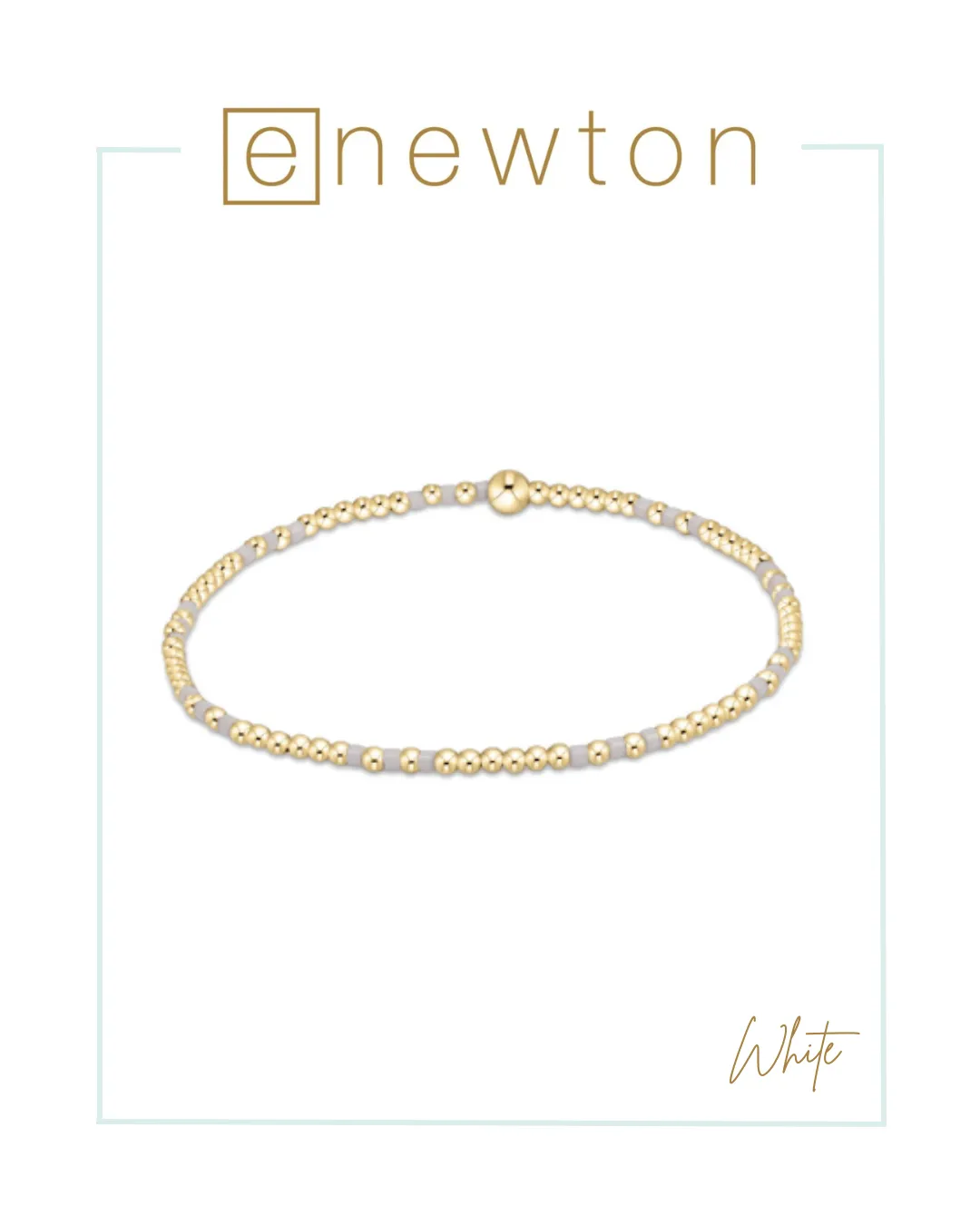 E Newton Hope Joy Pattern 2mm Bracelet