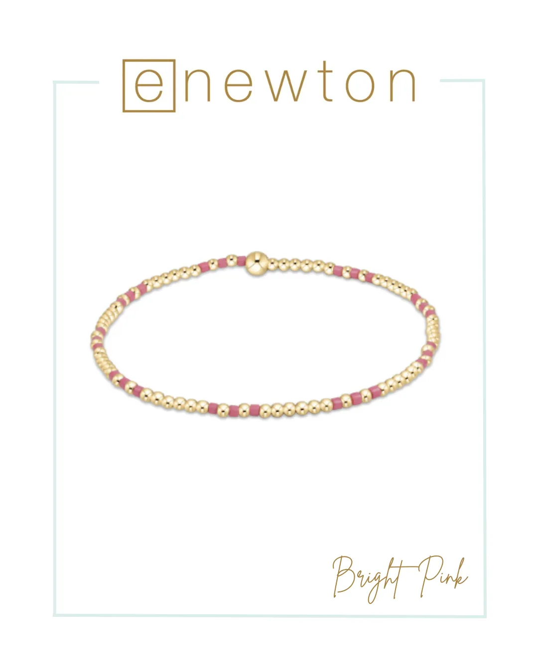 E Newton Hope Joy Pattern 2mm Bracelet