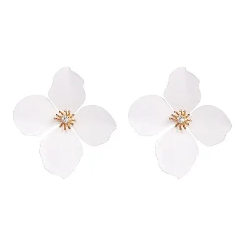 Fashion Women Big Flower Design Statement Earring
