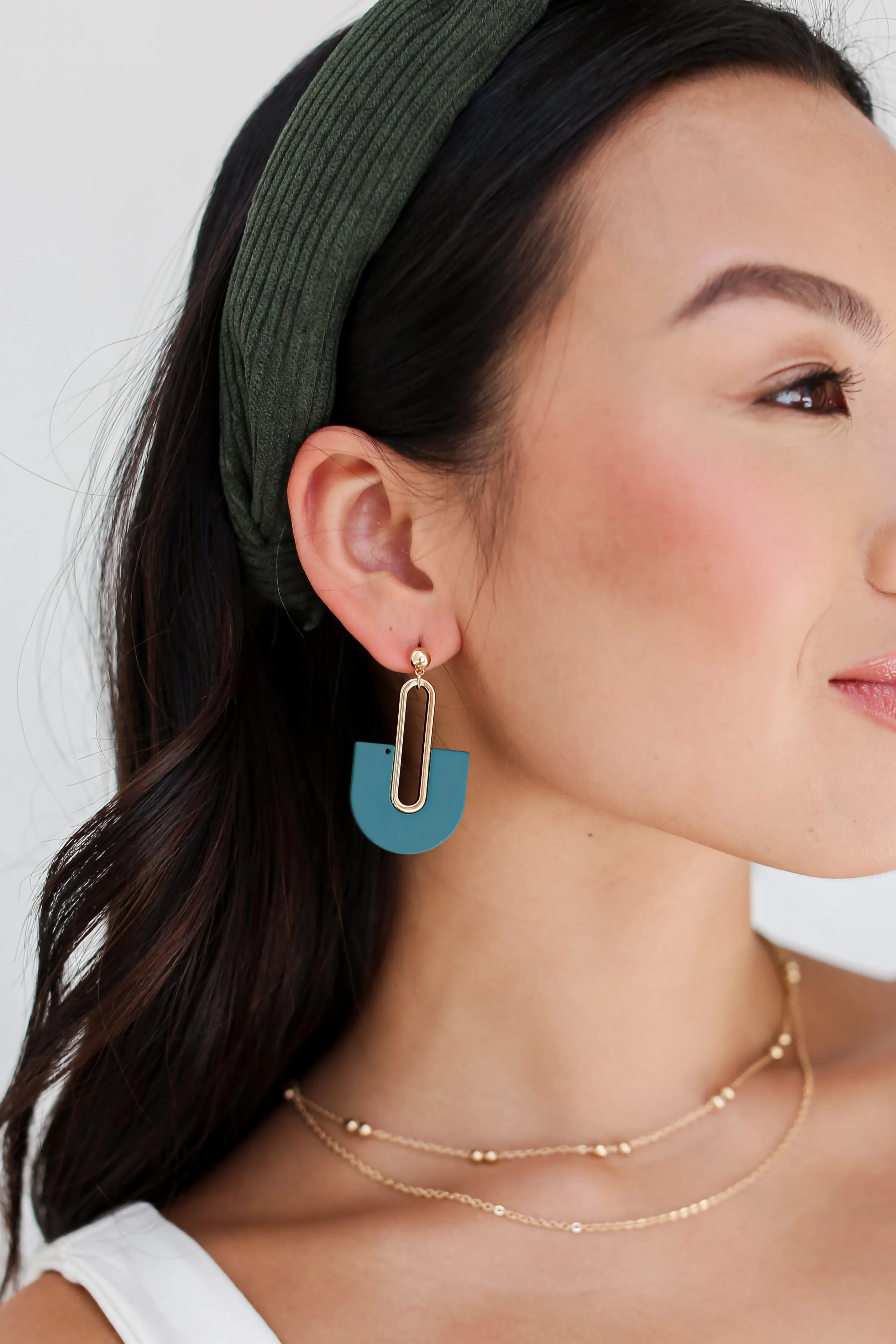 FINAL SALE - Angela Acrylic Statement Earrings