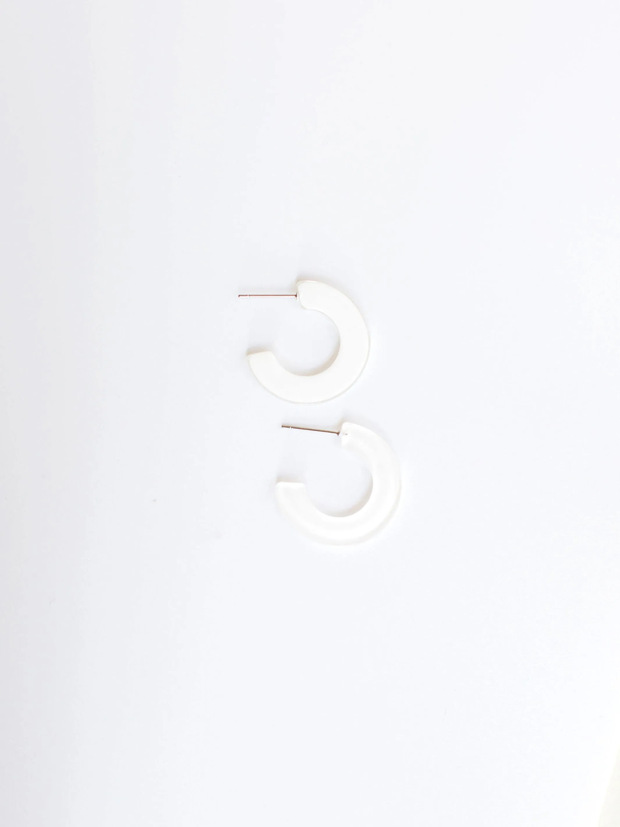 FINAL SALE - Classic Acrylic Hoops | Small