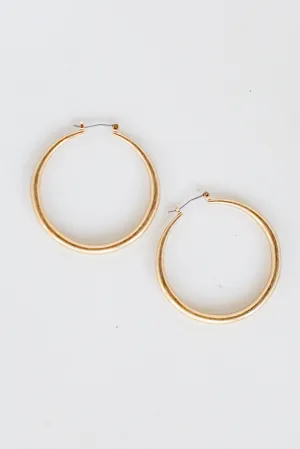 FINAL SALE - Dani Gold Hoop Earrings