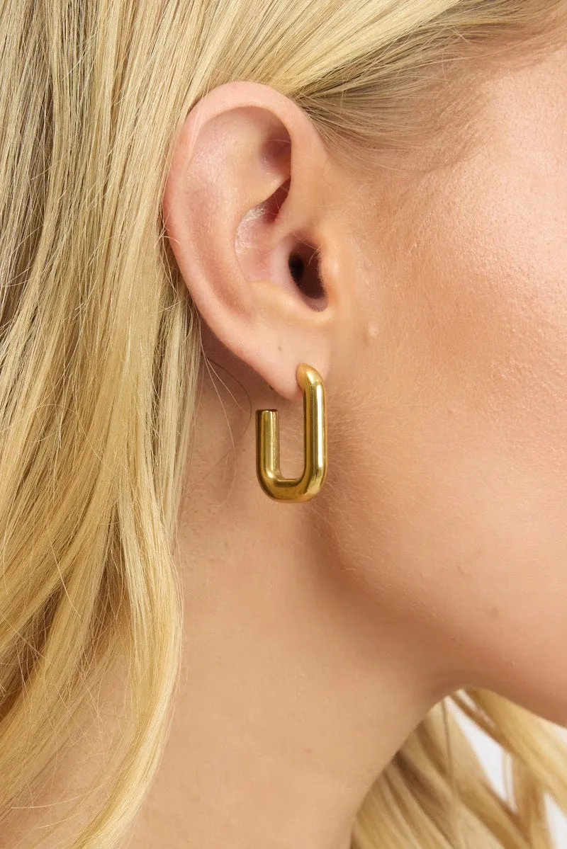 Gold Hoop Earrings
