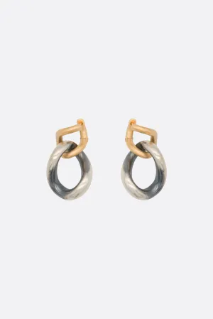 Humete Gradation Chain earrings