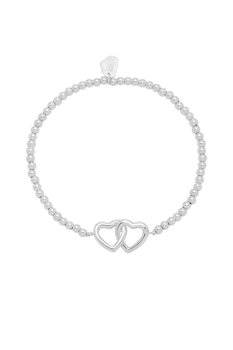 Interlinked Hearts Sienna Bracelet