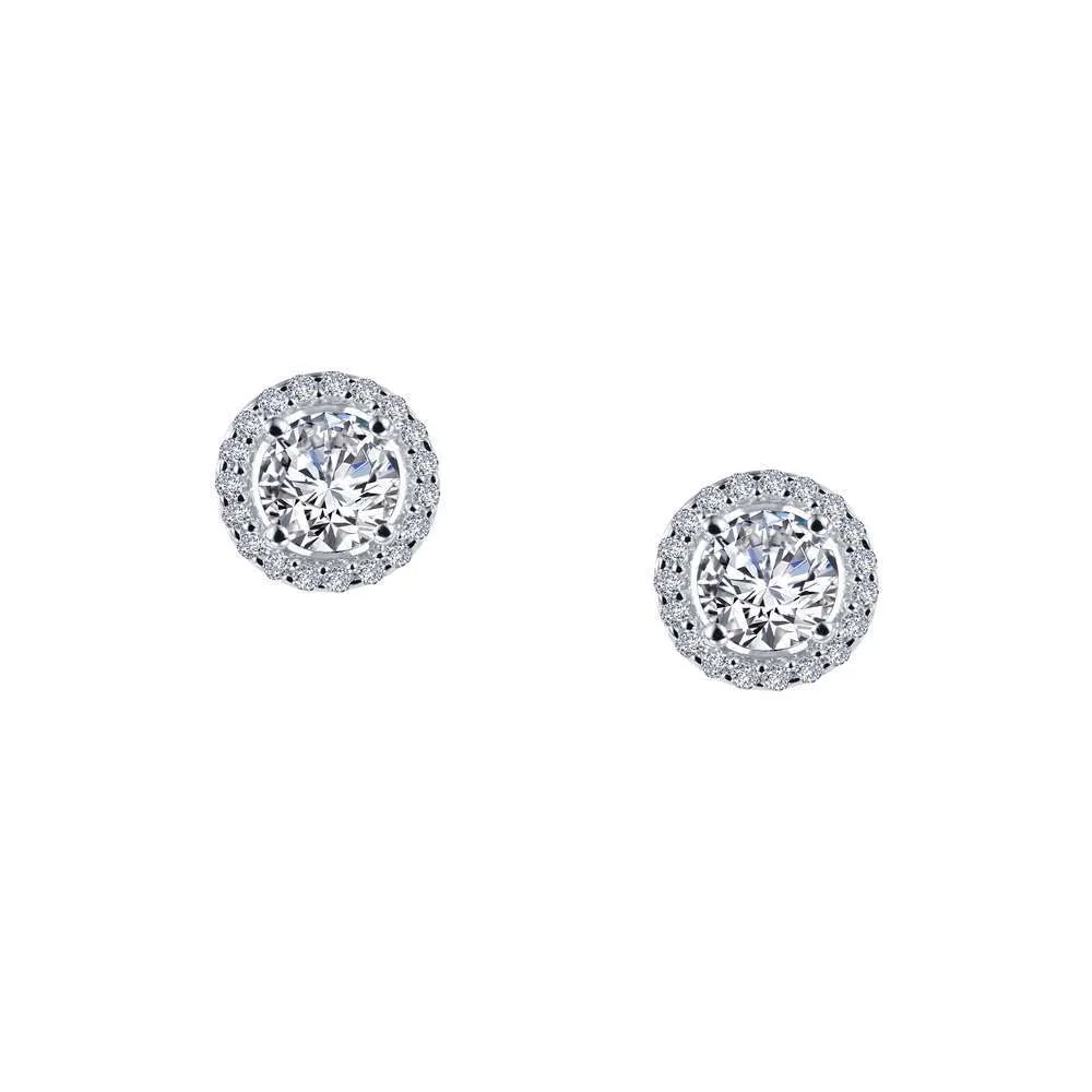 LAFONN 1.3ct TW Halo Stud Earrings
