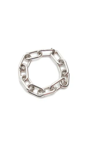 Link Bracelet in 18K White Gold (Big Links)