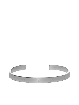 Maison Margiela Numbers Engraved Open Cuff Bracelet