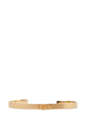 Maison Margiela Numerical Embellished Bangle Bracelet