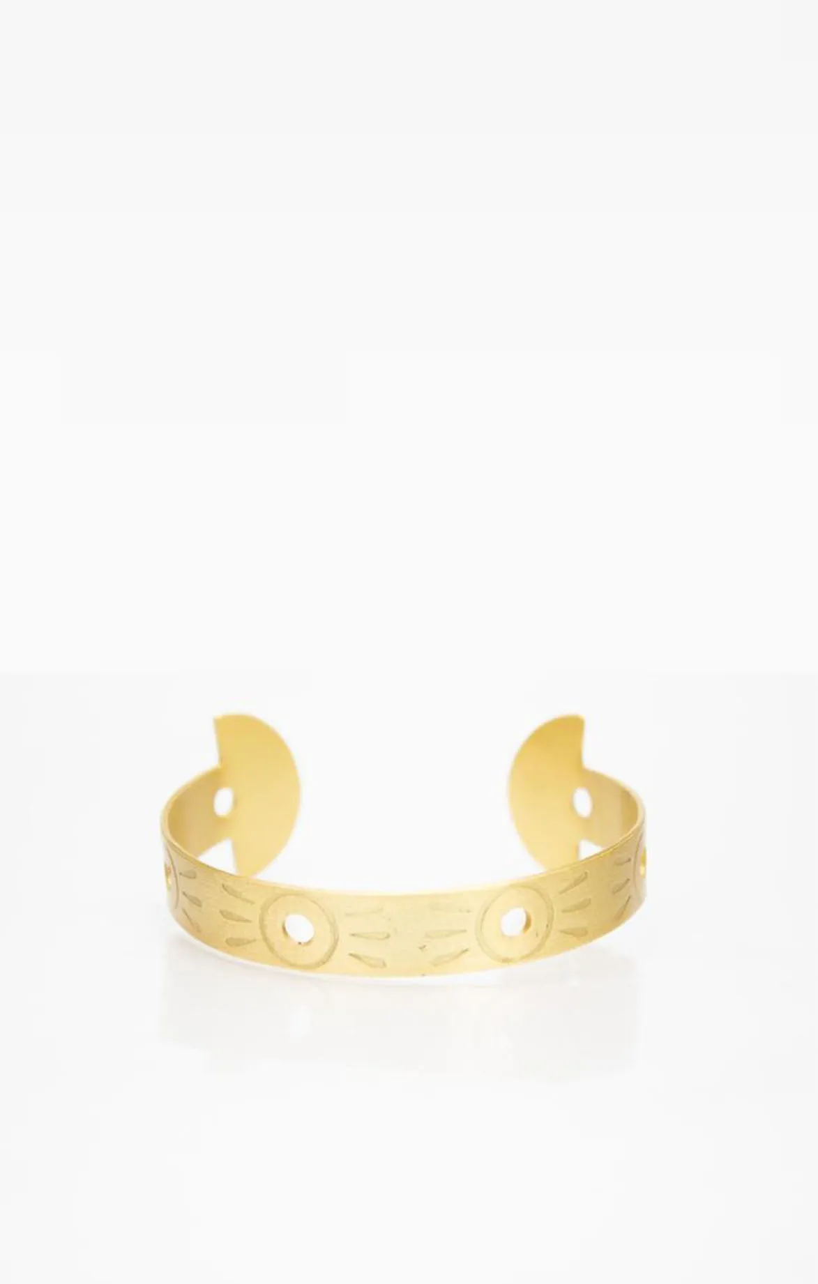 Matte Gold Cuff Bracelet