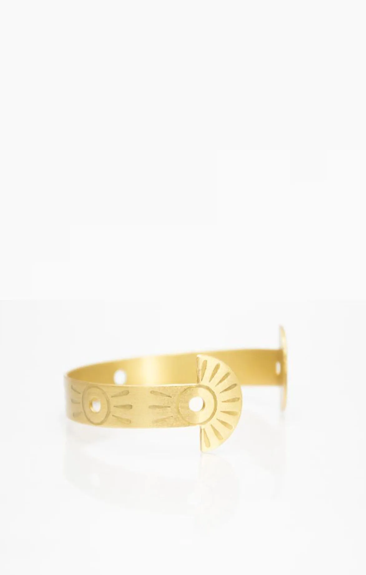 Matte Gold Cuff Bracelet