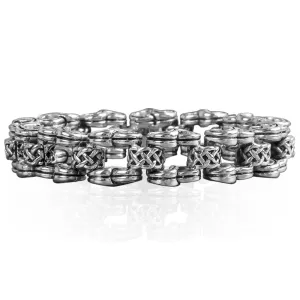 Men's Celtic Knot Steel Bracelet