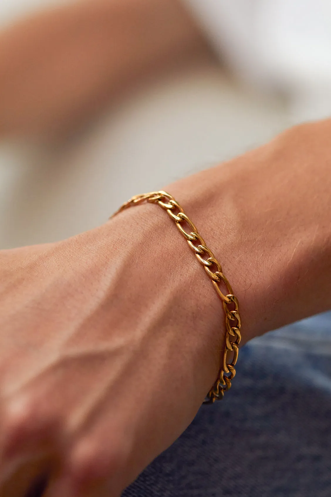 Men's Figaro Chain Bracelet
