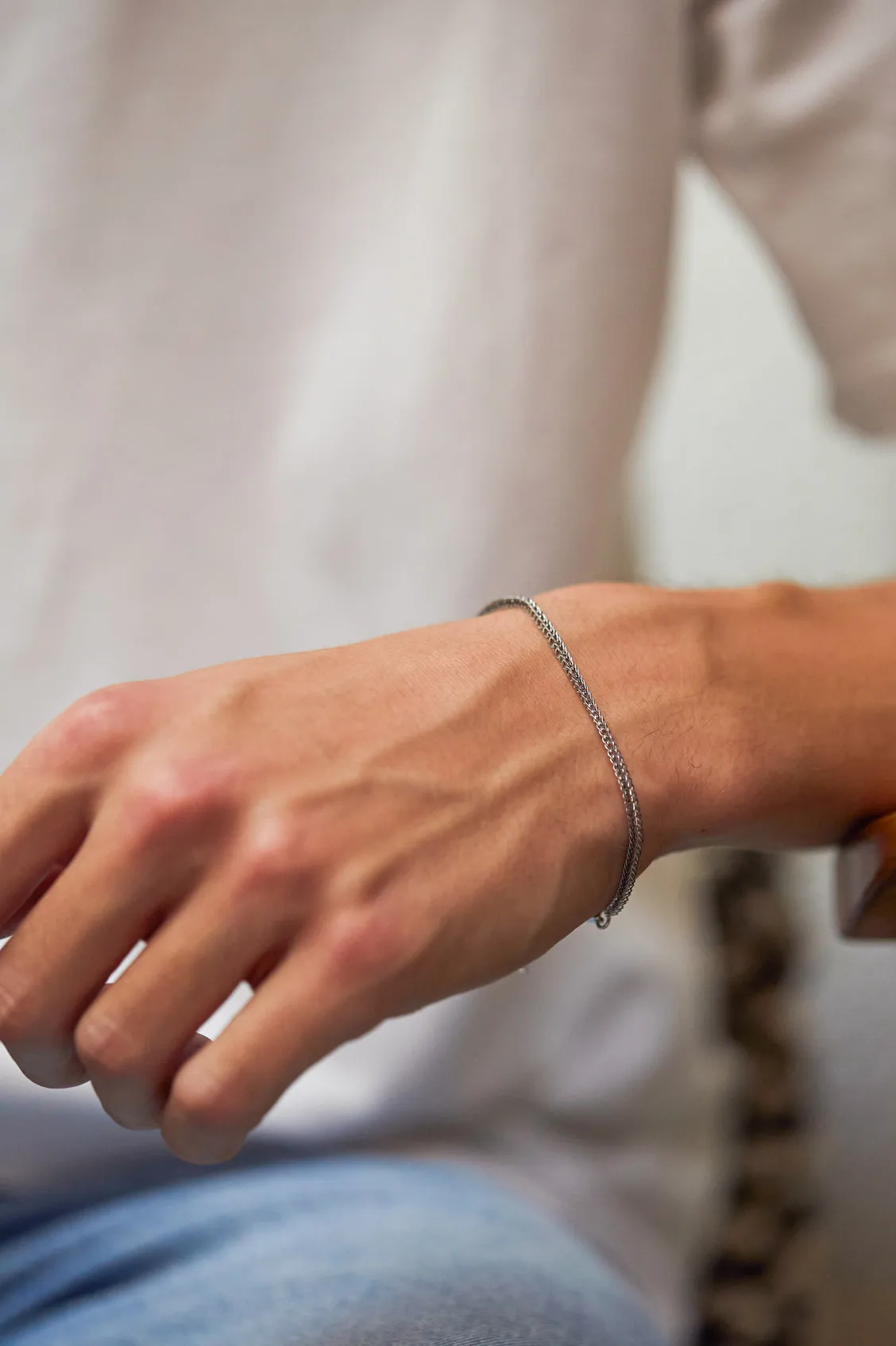 Men's Fox Tail Chain Bracelet