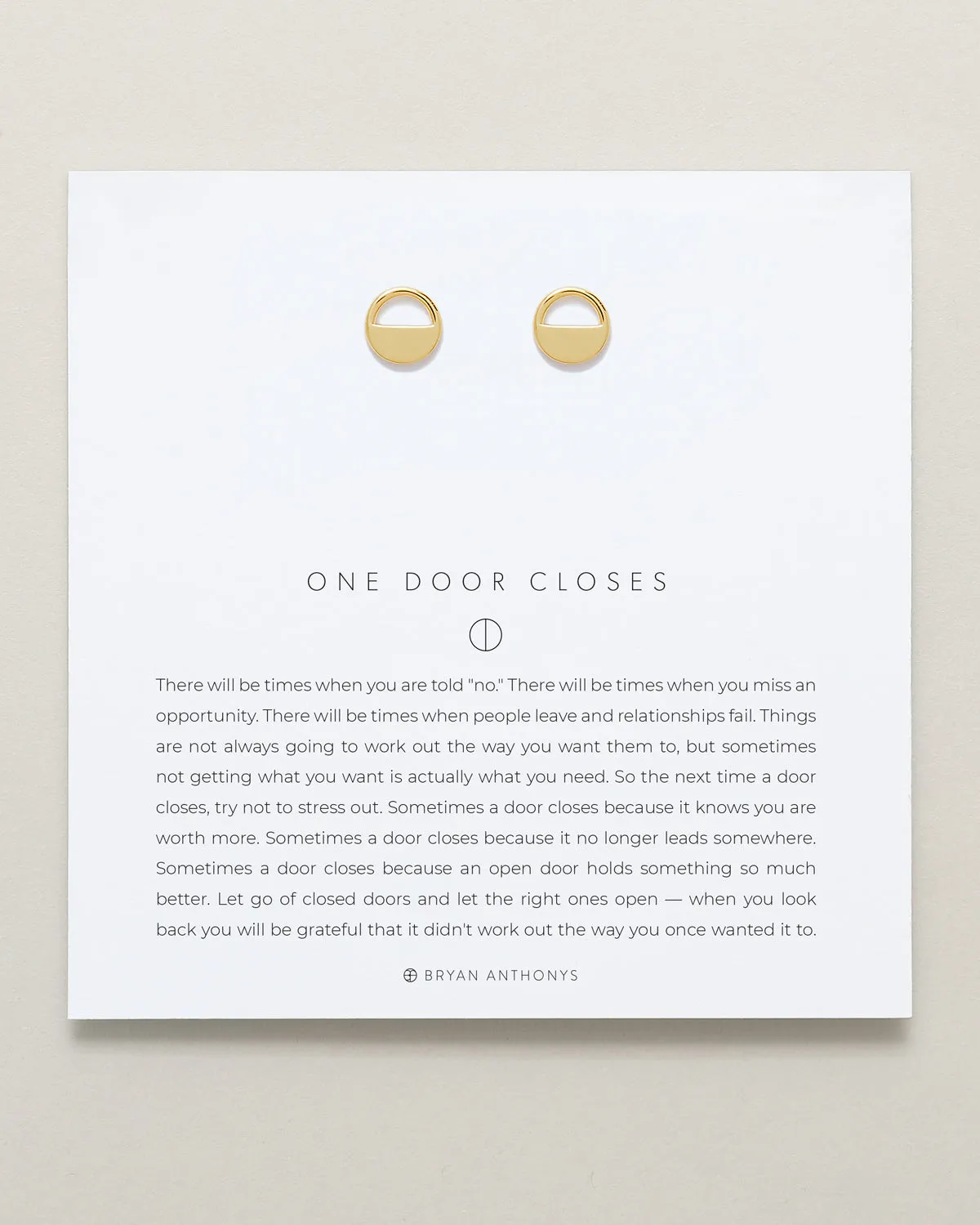 One Door Closes Stud Earrings
