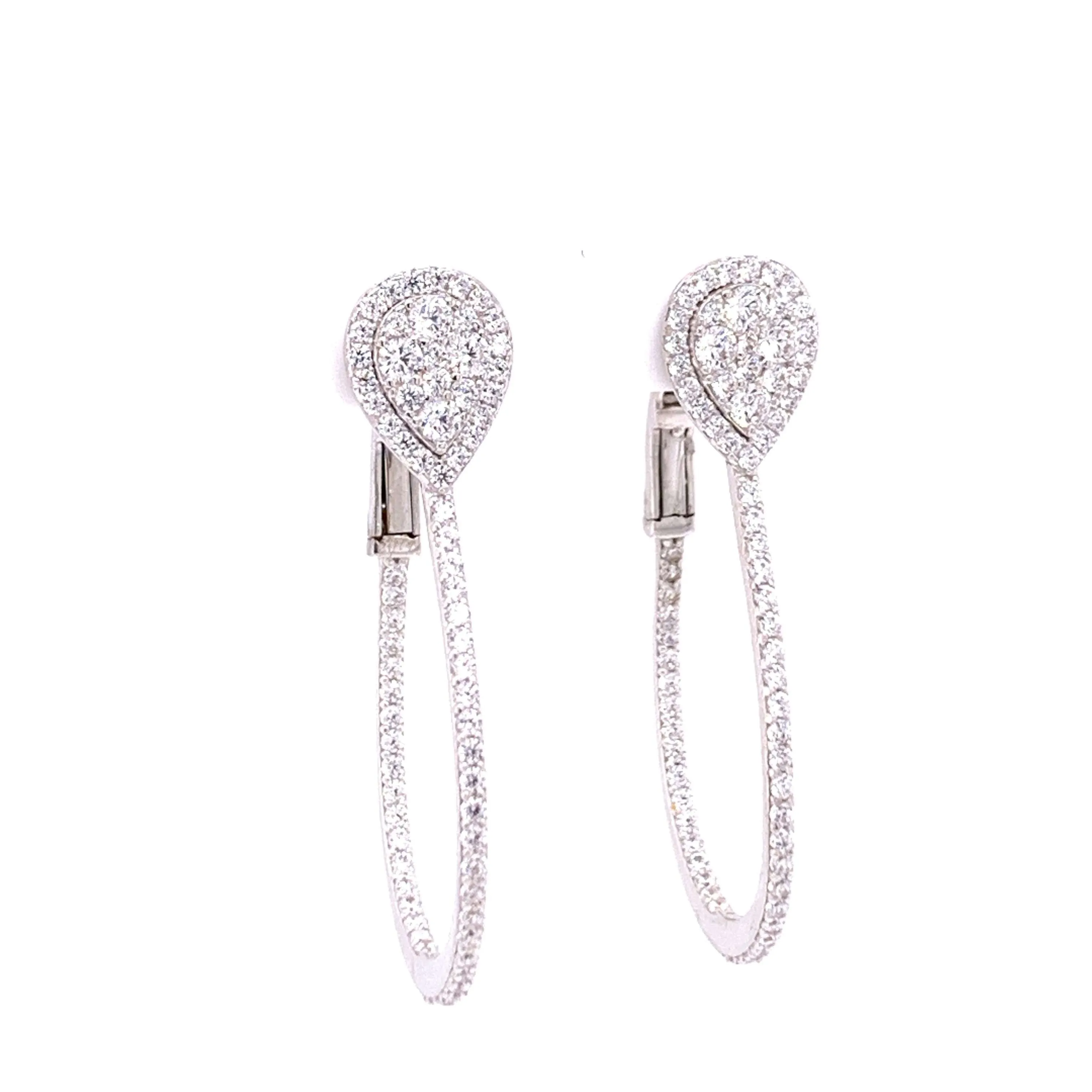 Oval Hoop Earrings