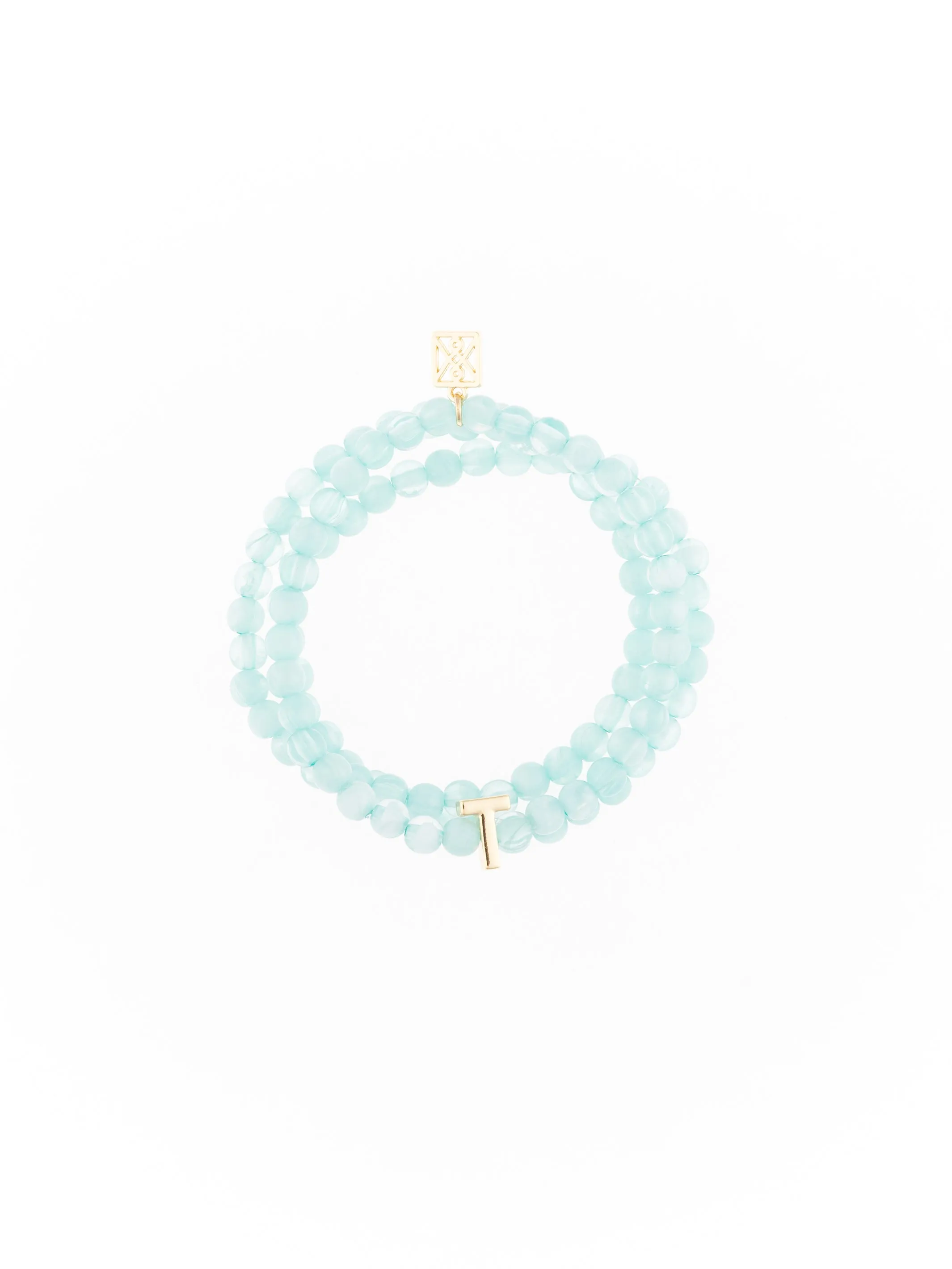Paris Initial Bracelets