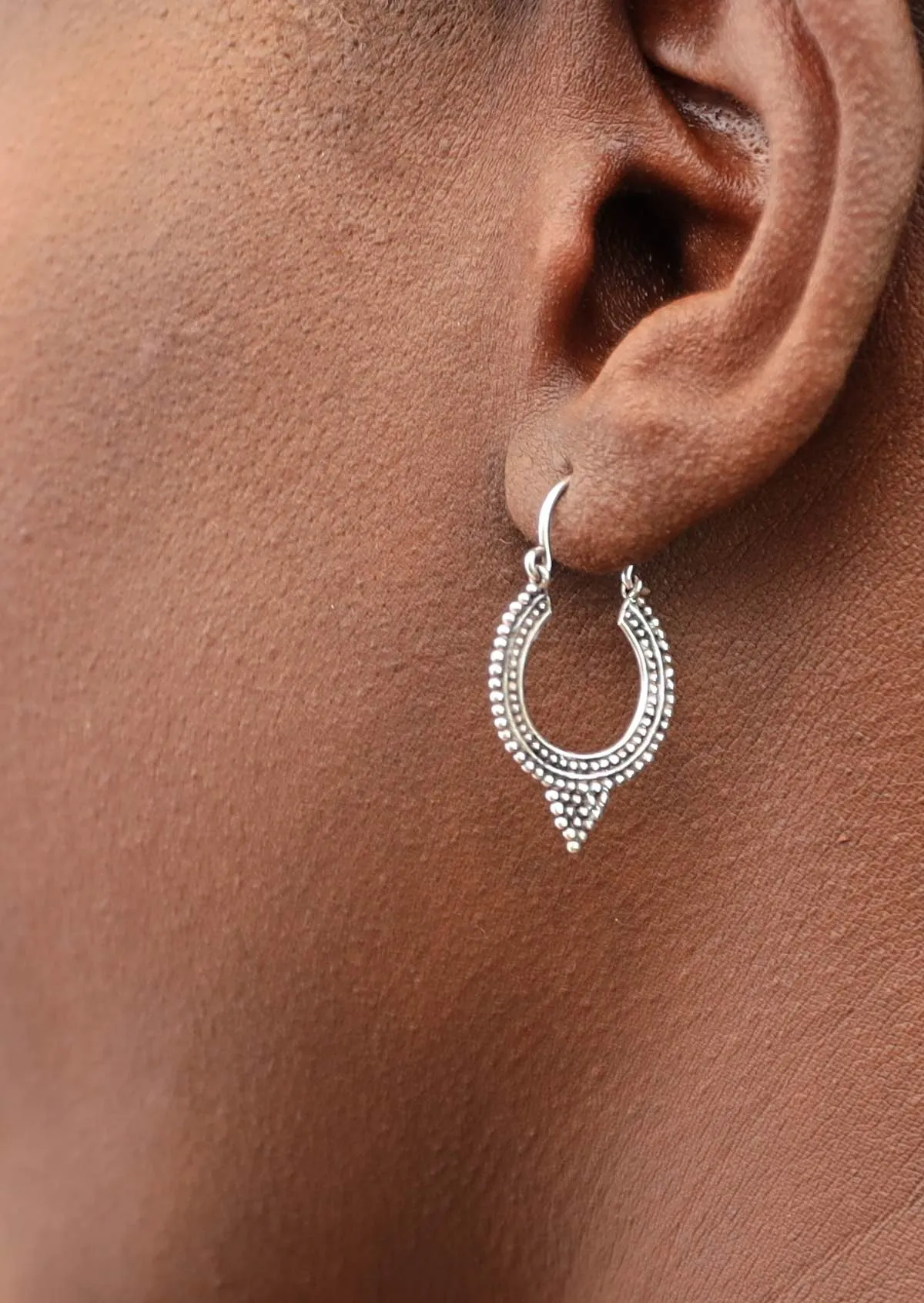Petite Queenie Silver Earrings