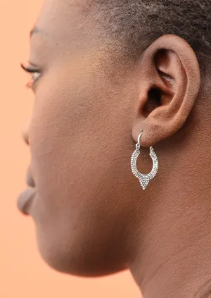 Petite Queenie Silver Earrings