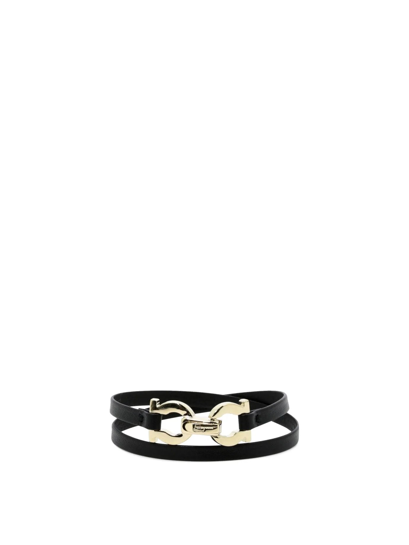 Salvatore Ferragamo Gancini Double-Wrap Bracelet
